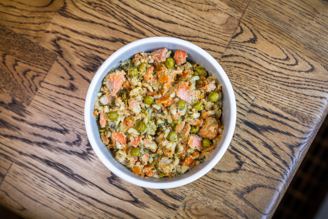 Portland Pet Food's healthy dog food topper made with wild-caught, northwest salmon