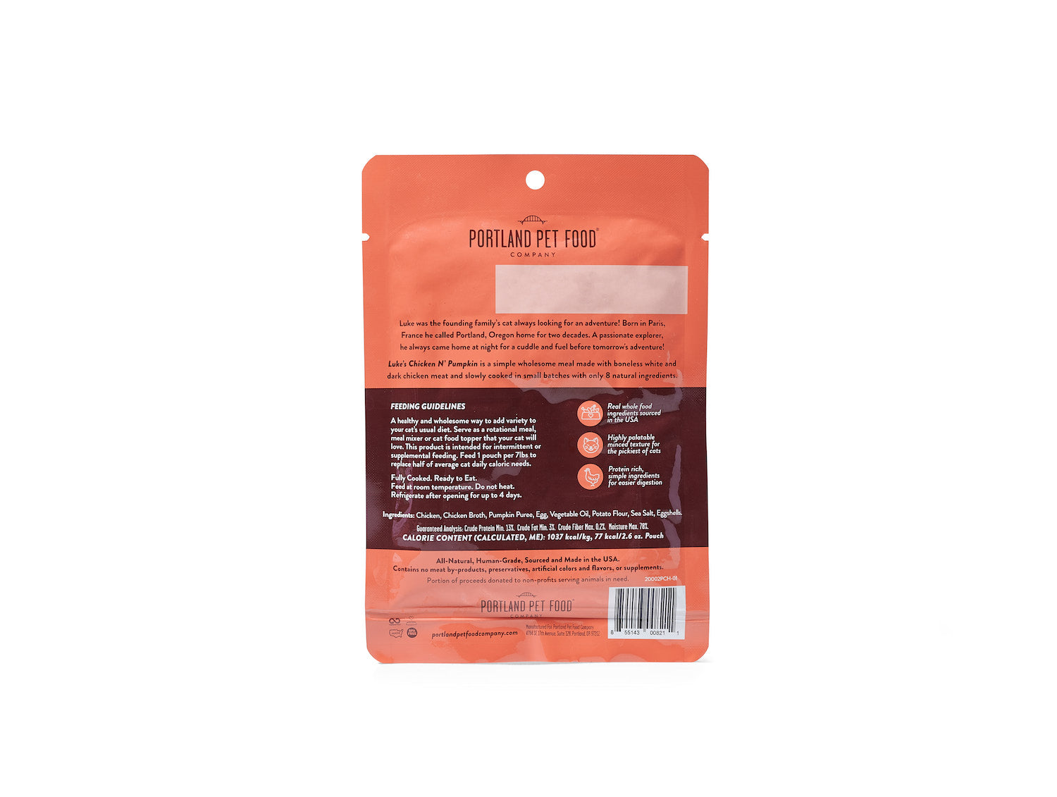 Luke's Chicken N' Pumpkin (4 Pack)