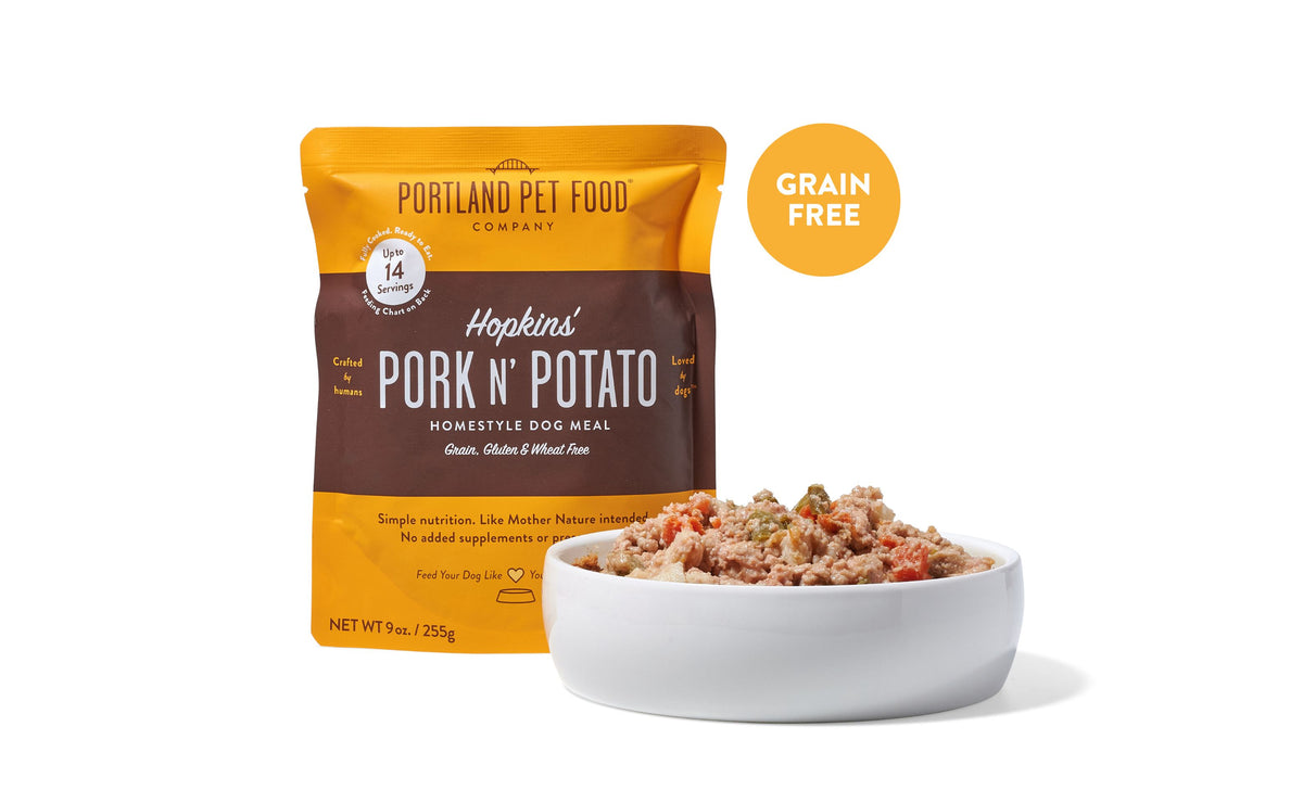 Pork and on sale potato dog food