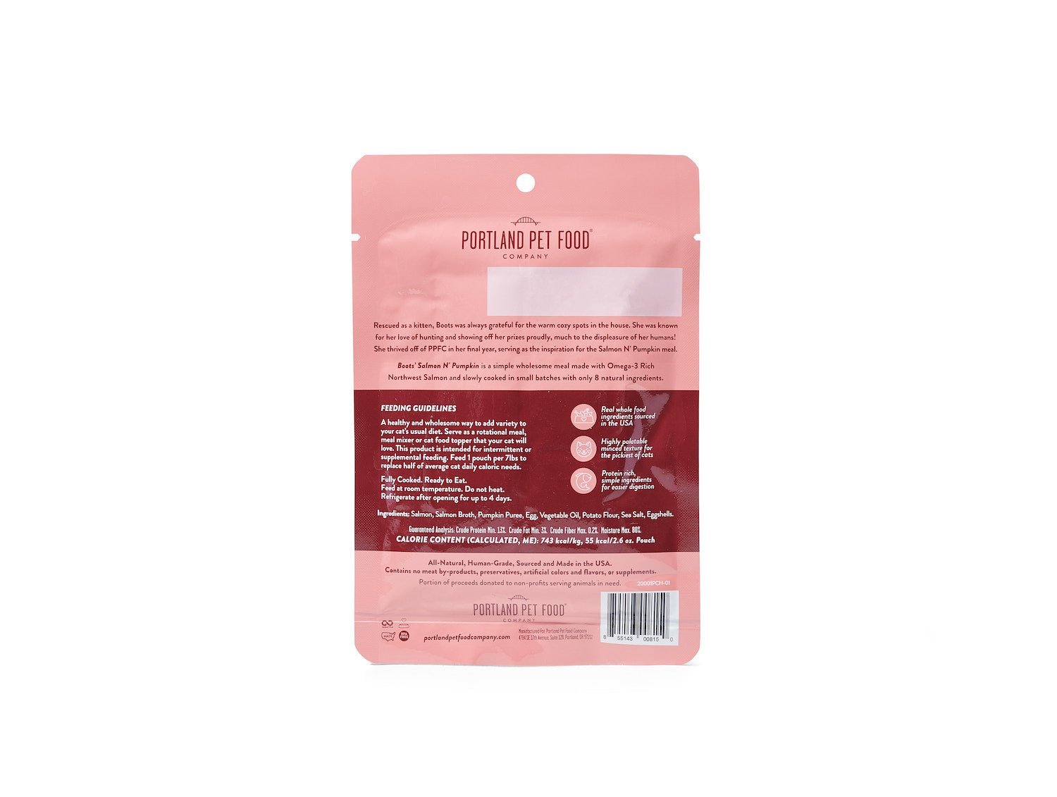 Boots' Salmon N' Pumpkin (4 Pack) - Portland Pet Food Company