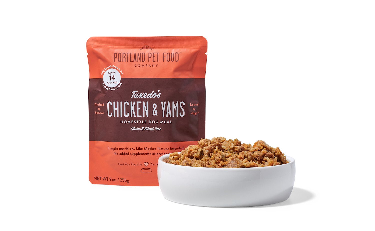 Tuxedo's Chicken & Yams - Portland Pet Food Company