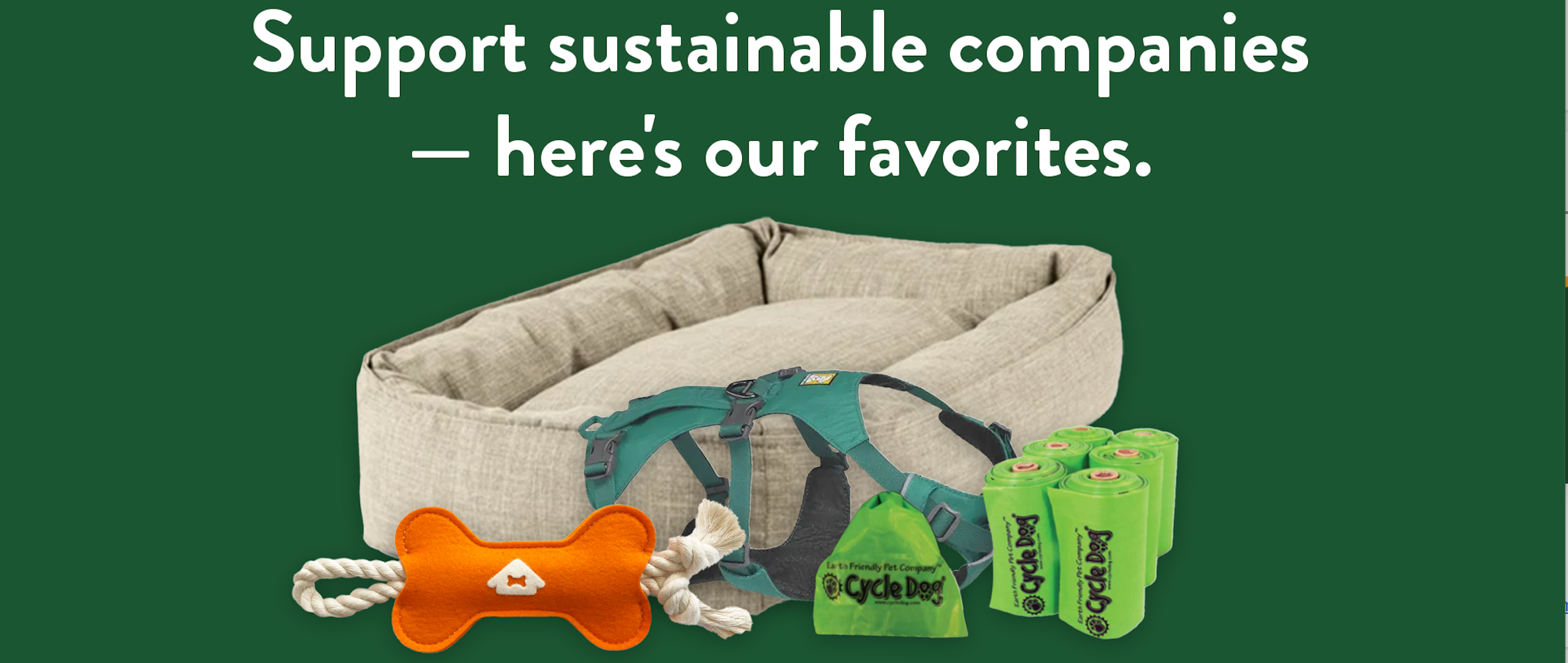 Sustainable Dog Toys Sustainable Dog Beds Dog Collars