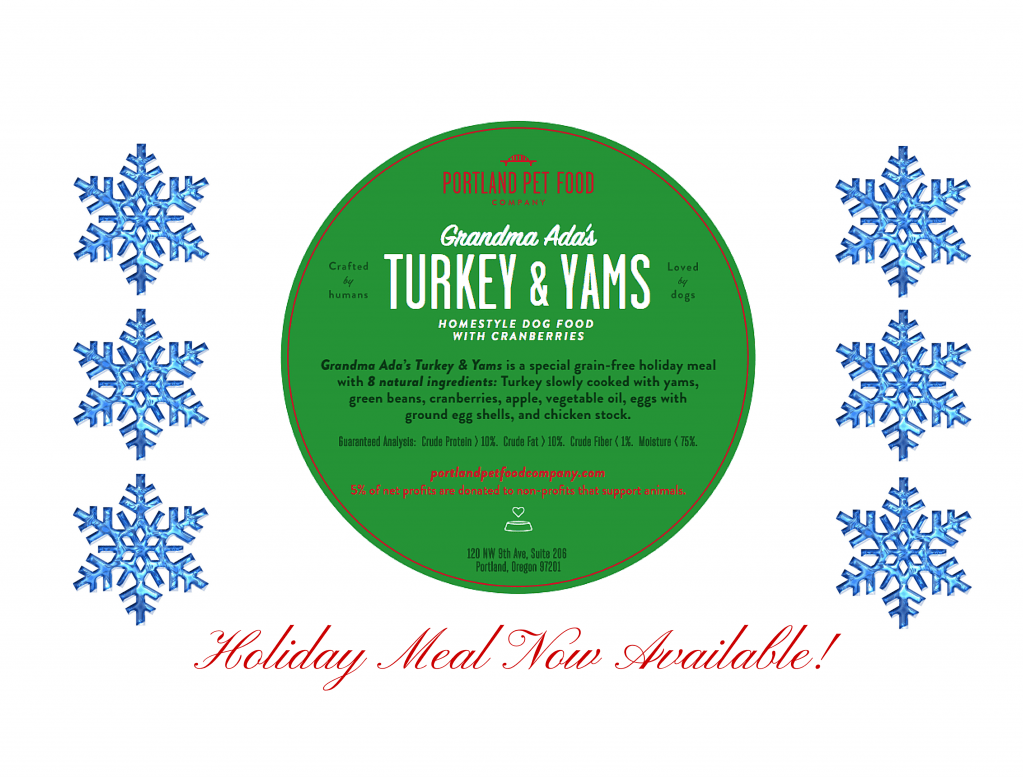 Grandma Ada’s Turkey & Yams with Cranberries - Portland Pet Food Company