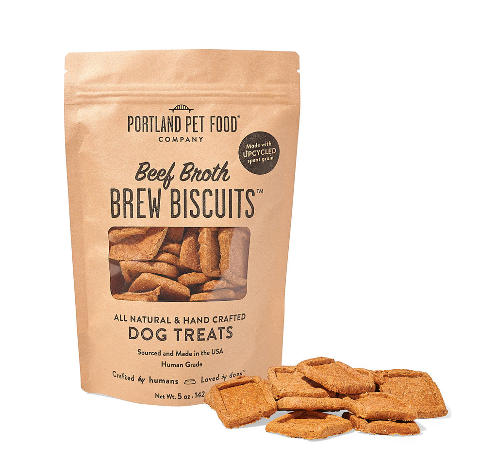 Brew Biscuits with Beef Broth