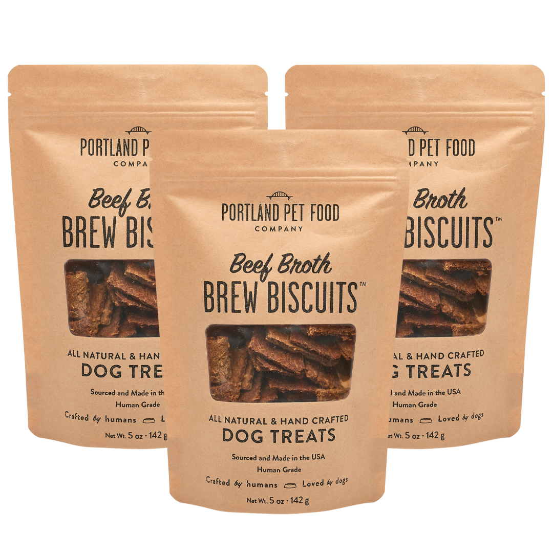 Brew Biscuits with Beef Broth