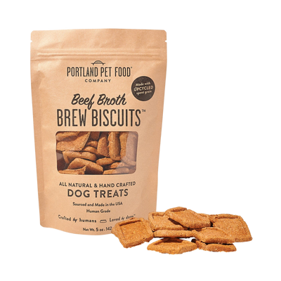 Brew Biscuits with Beef Broth