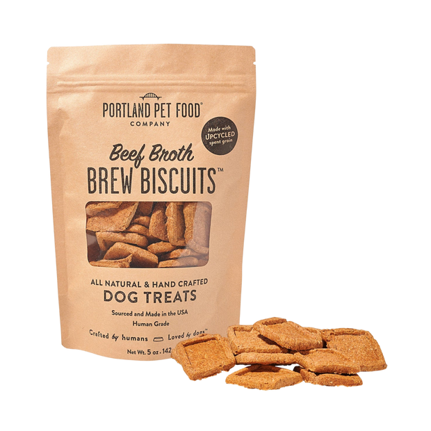 Brew Biscuits with Beef Broth