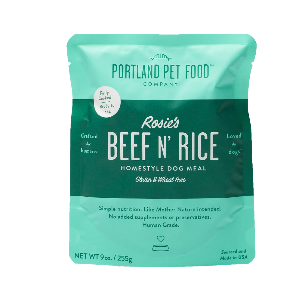Rosie's Beef N' Rice Dog Meal Pouch