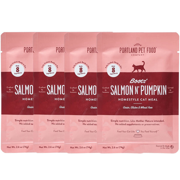 Salmon And Pumpkin Wet Cat Food Toppers | Healthy, Natural