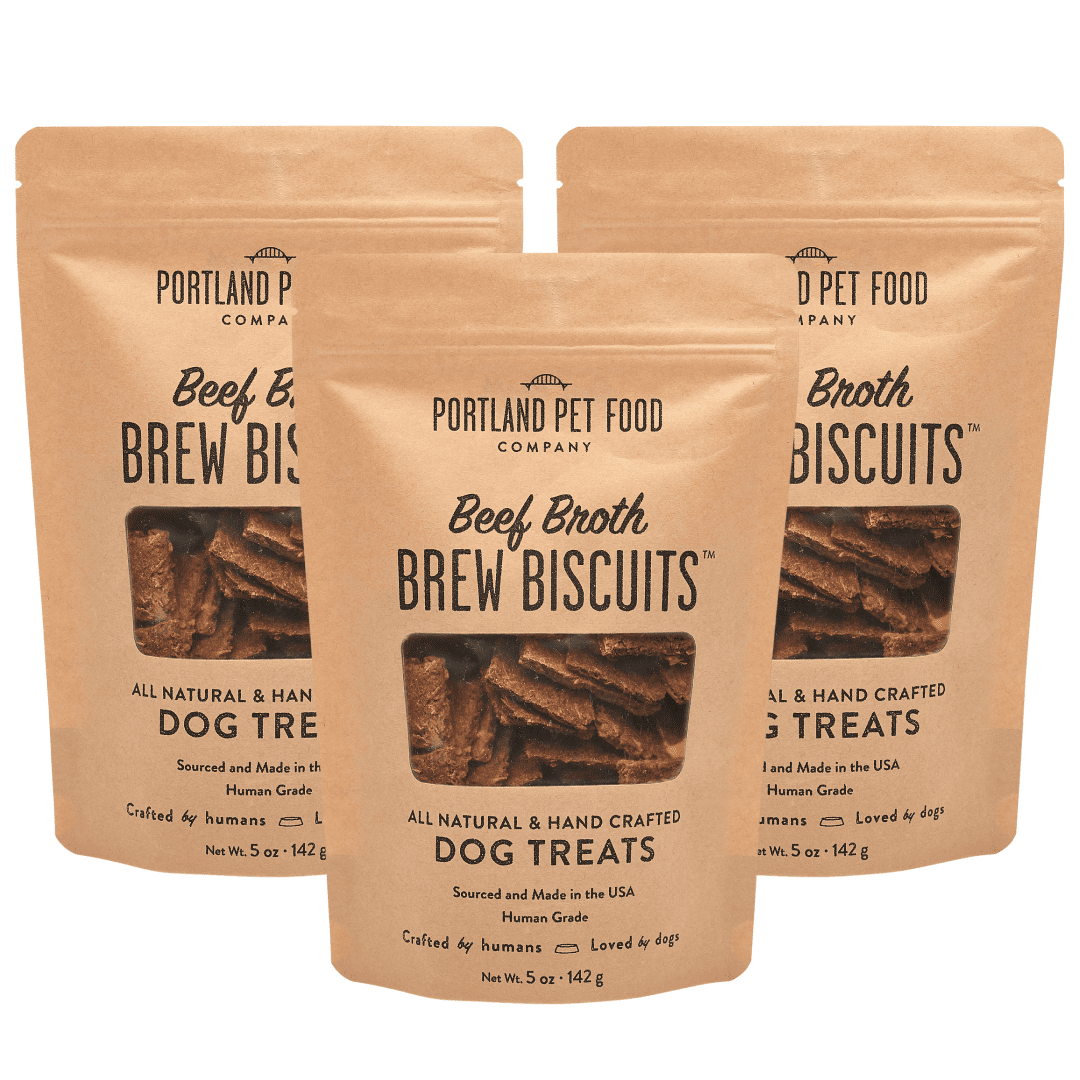Brew Biscuits with Beef Broth - Portland Pet Food Company