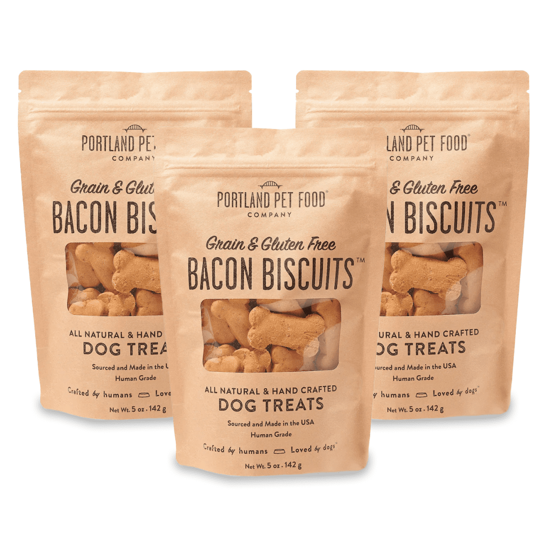 Grain & Gluten - Free Bacon Biscuits - Portland Pet Food Company