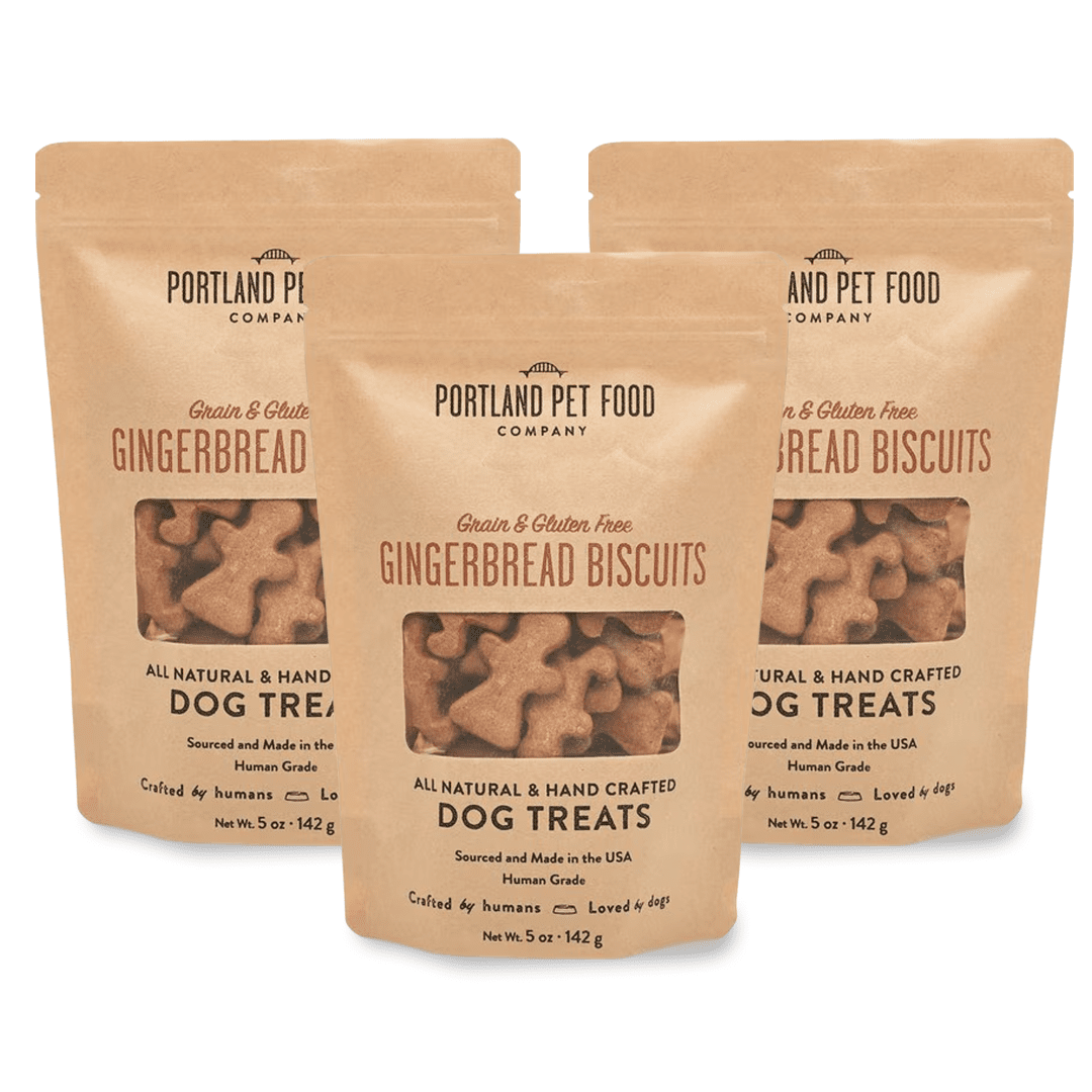 Grain & Gluten - Free Gingerbread Biscuits - Portland Pet Food Company