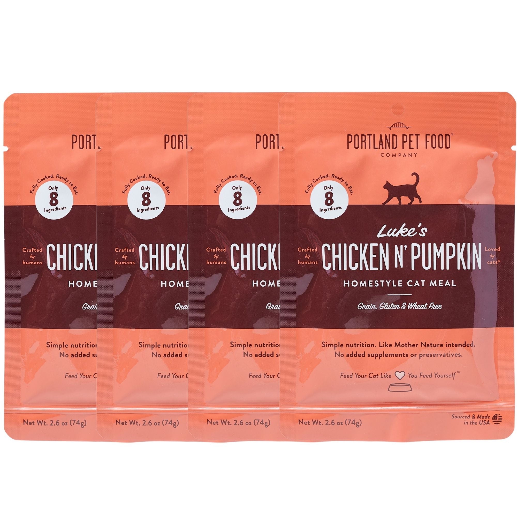 Luke's Chicken N' Pumpkin (4 Pack) - Portland Pet Food Company