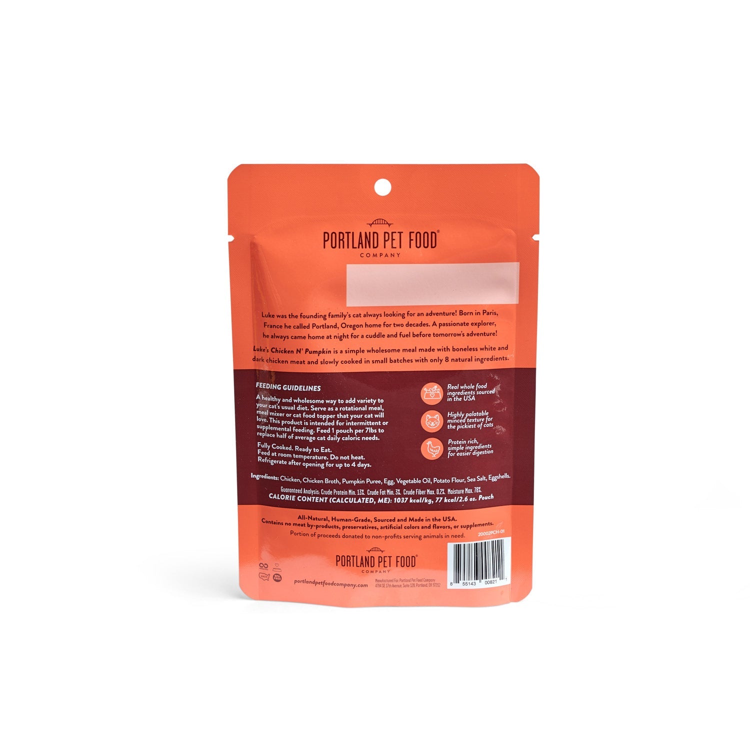 Cat Meal Variety Pack (12 Pouches) - Portland Pet Food Company